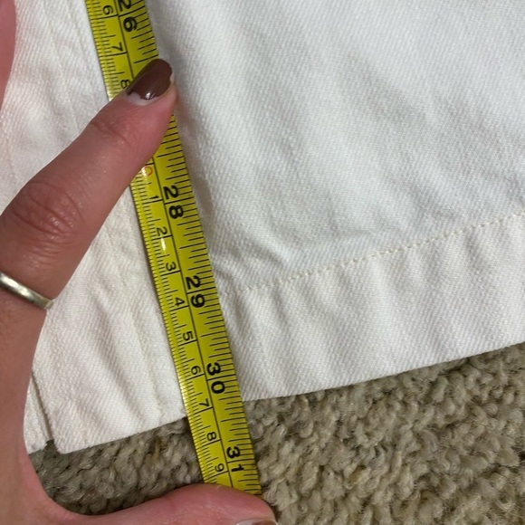 Goldsign Women’s Denim Button Down White Jean Skirt Size 27 - Picture 9 of 9